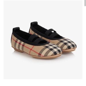 Girls Vintage Check Pumps burberry